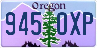 OR license plate 945OXP