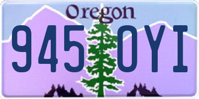 OR license plate 945OYI