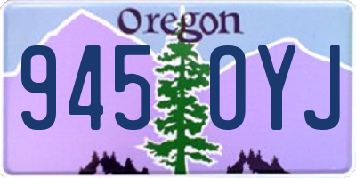 OR license plate 945OYJ