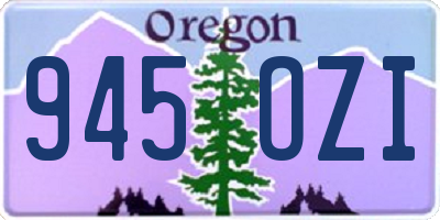 OR license plate 945OZI