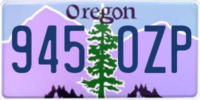 OR license plate 945OZP