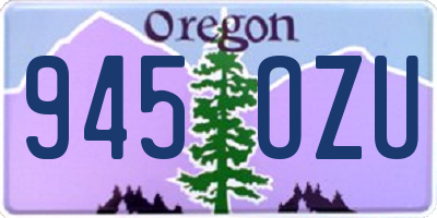 OR license plate 945OZU