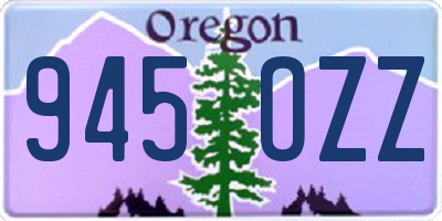 OR license plate 945OZZ