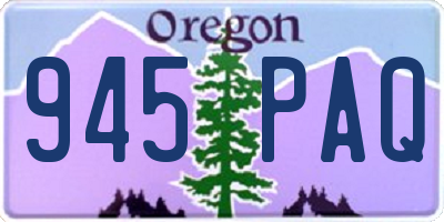 OR license plate 945PAQ