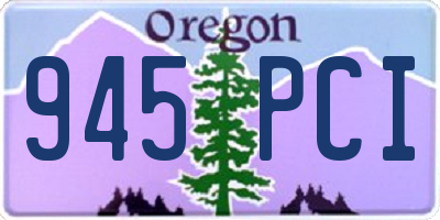 OR license plate 945PCI