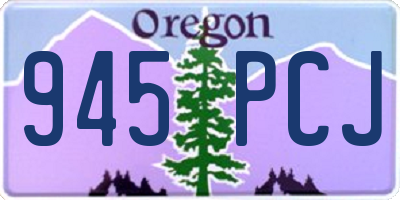 OR license plate 945PCJ