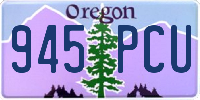 OR license plate 945PCU