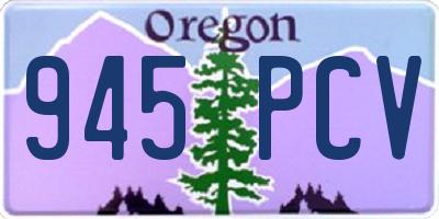OR license plate 945PCV