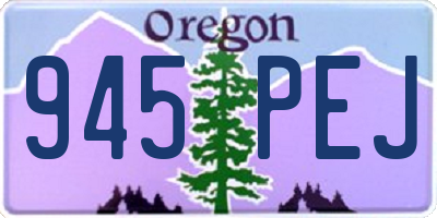 OR license plate 945PEJ