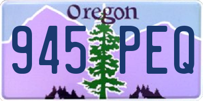 OR license plate 945PEQ