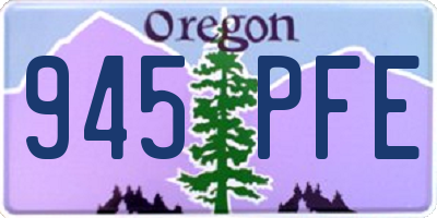 OR license plate 945PFE