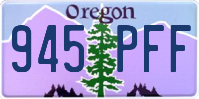 OR license plate 945PFF