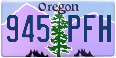 OR license plate 945PFH