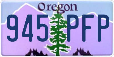 OR license plate 945PFP