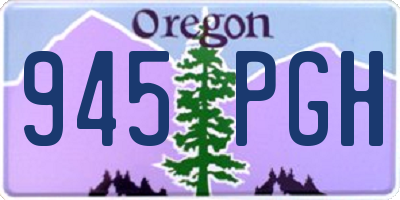 OR license plate 945PGH