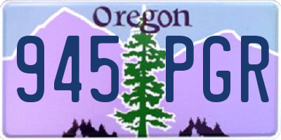 OR license plate 945PGR