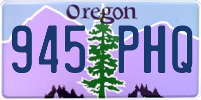 OR license plate 945PHQ