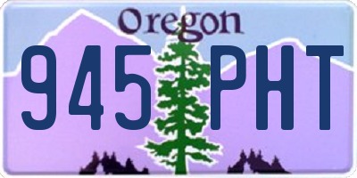 OR license plate 945PHT