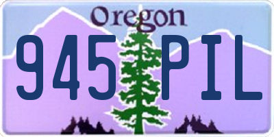 OR license plate 945PIL