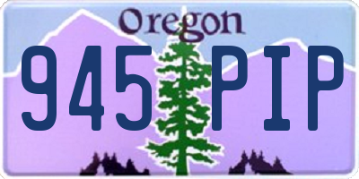 OR license plate 945PIP