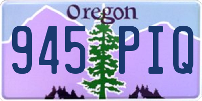 OR license plate 945PIQ