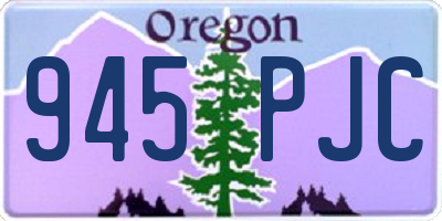 OR license plate 945PJC