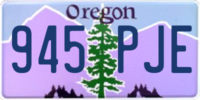 OR license plate 945PJE