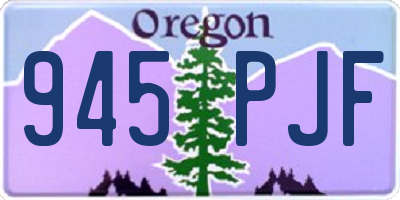 OR license plate 945PJF