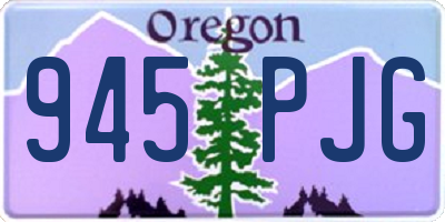 OR license plate 945PJG