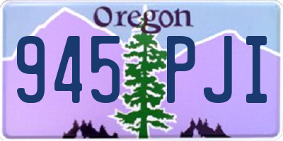 OR license plate 945PJI