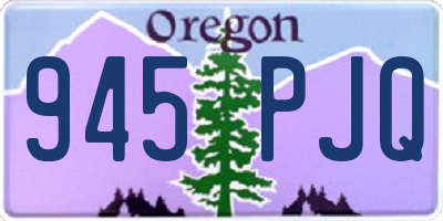 OR license plate 945PJQ