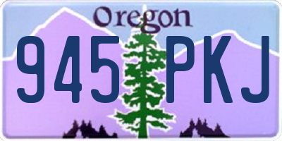 OR license plate 945PKJ