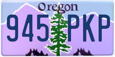 OR license plate 945PKP