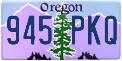 OR license plate 945PKQ