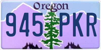 OR license plate 945PKR