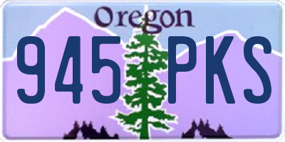 OR license plate 945PKS