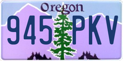 OR license plate 945PKV