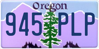 OR license plate 945PLP