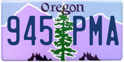 OR license plate 945PMA