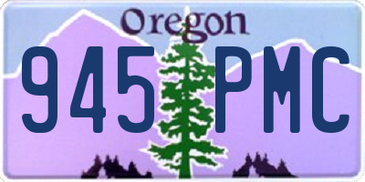 OR license plate 945PMC