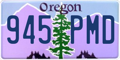 OR license plate 945PMD