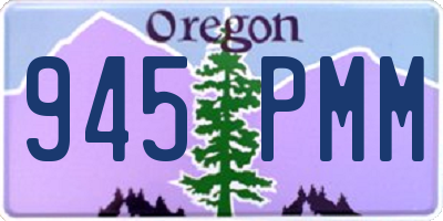 OR license plate 945PMM
