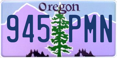 OR license plate 945PMN