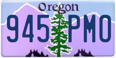 OR license plate 945PMO