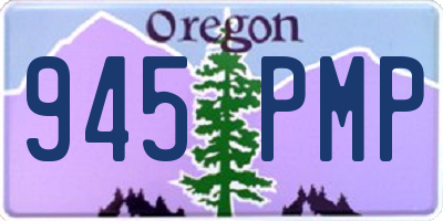 OR license plate 945PMP
