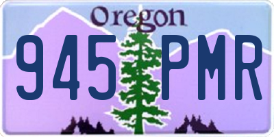 OR license plate 945PMR