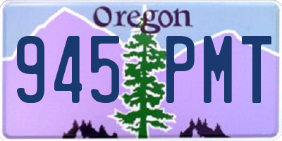 OR license plate 945PMT