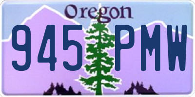 OR license plate 945PMW