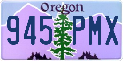 OR license plate 945PMX
