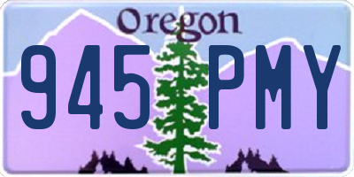 OR license plate 945PMY